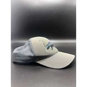Patagonia Fitz Roy Bear Gray Snapback Trucker Hat Cap Distressed